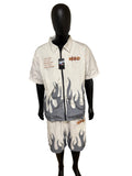 Mud Bruthaz Grey Flame Short Set